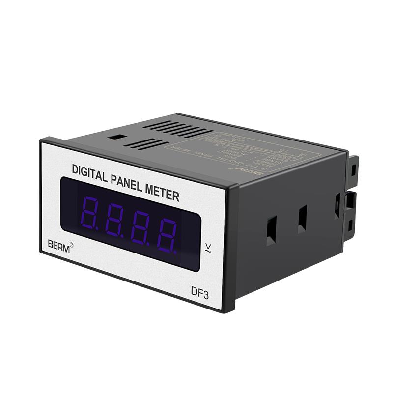 三位半数显盘面表DF3高精度数字DC测量直流交流电压电流表AC500V