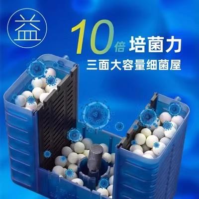 新款直销鱼缸水妖精小型缸迷你静音增氧吸便三合一孔雀鱼反气举过