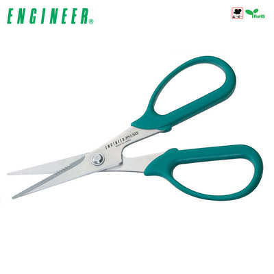 日本ENGINEER工程师不锈钢工业剪刀PH-50带齿多功能剪刀 电工剪刀