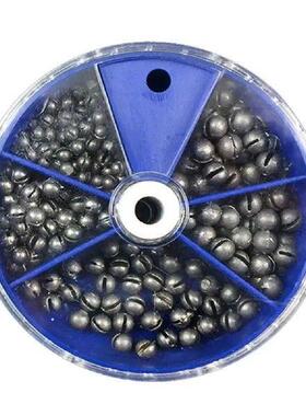 Fishing Split Lead Shot Sinker Weight Kit Dispenser Tackle