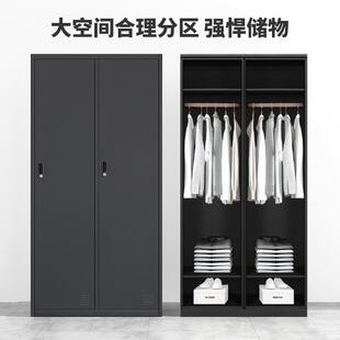 黑色衣柜STD 2353员工纳宿身舍铁皮储物柜带锁加厚收柜健房更更衣