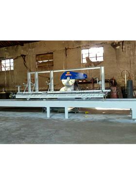 分全自动圆木推台 液电动压圆木锯开破分片机 短料do-ttj45硬杂木