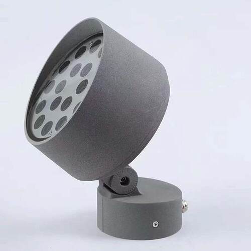 LED投光灯户外庭院防水底座射灯圆形亮化公园景观照明12W18W36W