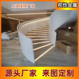 товар из китая 楼梯 法式 铜旋转栏杆楼梯扶手实木别墅镂空铝护栏金属雕花上海市