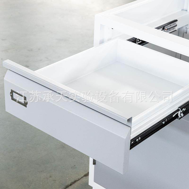 REK全钢实验台中实验室工台作台实验桌钢木央化实学试验台全钢验