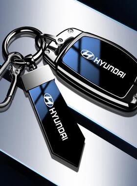 适用现代钥匙包名图ix35朗动领动ix25途胜索纳塔9伊兰特合金套扣