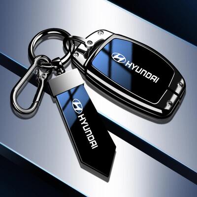 适用现代钥匙包名图ix35朗动领动ix25途胜索纳塔9伊兰特合金套扣