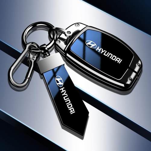 适用现代钥匙包名图ix35朗动领动ix25途胜索纳塔9伊兰特合金套扣