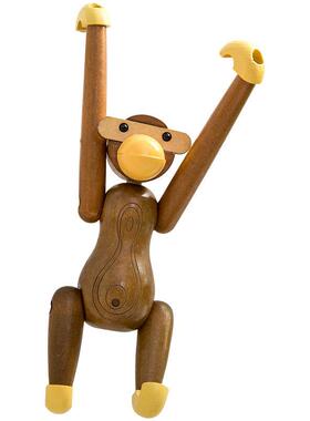 家居饰品猴子装饰小摆件创意可爱桌面儿童房男孩书柜卧室房间布置