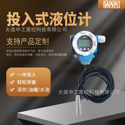 WNK4S-T 智能投入式液位变送器高精度传感器水压油箱井液位计