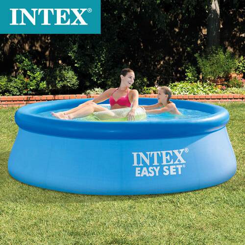 intex28110简洁式蝶形家庭游泳池 戏水池充气水池 养鱼池家用