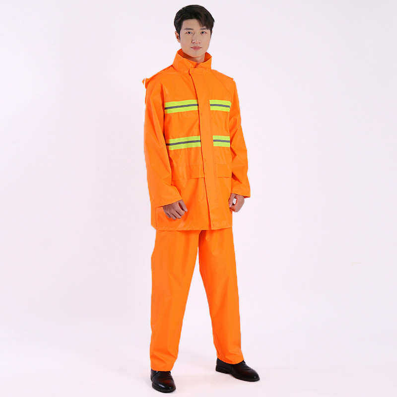 雨衣雨裤牛津布橘黄色环卫分体雨衣套装 户外徒步骑行防雨工作服,居家日用,雨披/雨衣,淘宝优惠券,粉丝福利购,淘宝优惠卷
