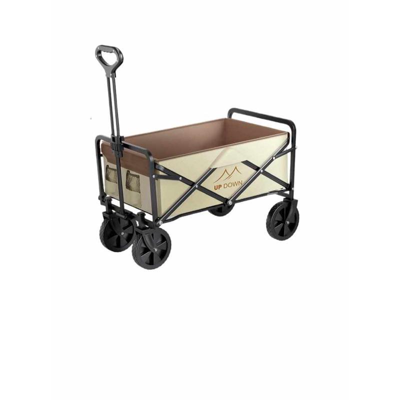 露营车手推车营地拖车加密加野营小拉车野餐车儿童可躺加密加厚