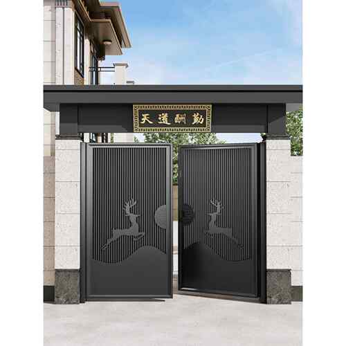 铝合金庭院大门别墅庭院门头花园门电动门农村自建房院子大门