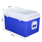 65L全PU带轱辘保温箱冷藏箱钓箱冰桶户外烧烤旅游 源头厂家