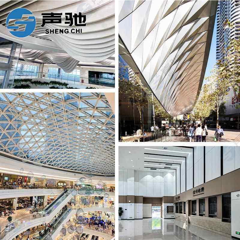 酒店招棚牌冲孔铝单板雕门头镂花空造型铝板铝QLD幕墙外墙雨装饰
