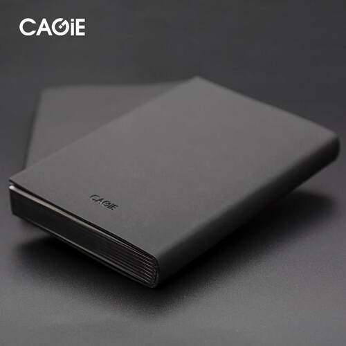 CAGIE休闲商务记事本定制会议记录加厚笔记本便携式小口袋软拷贝