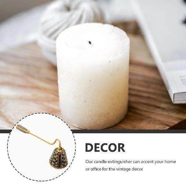 Long Handle Rhinestone Snuffer Decorative Extinguisher