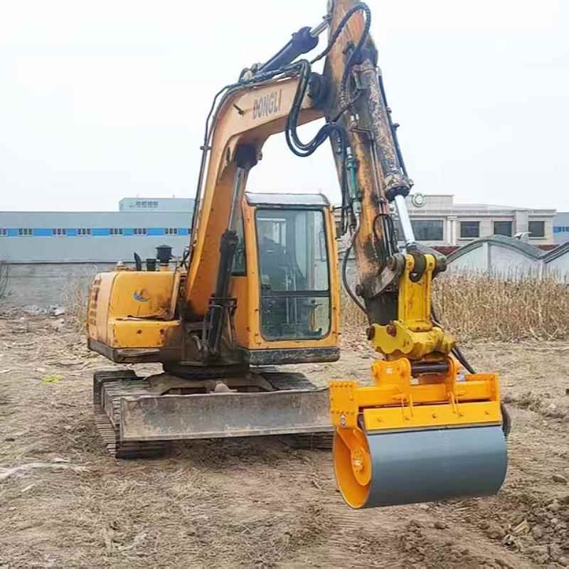 厂家直供滚筒WEI夯实机夯实挖压实机立式打夯机管道建设机震动夯