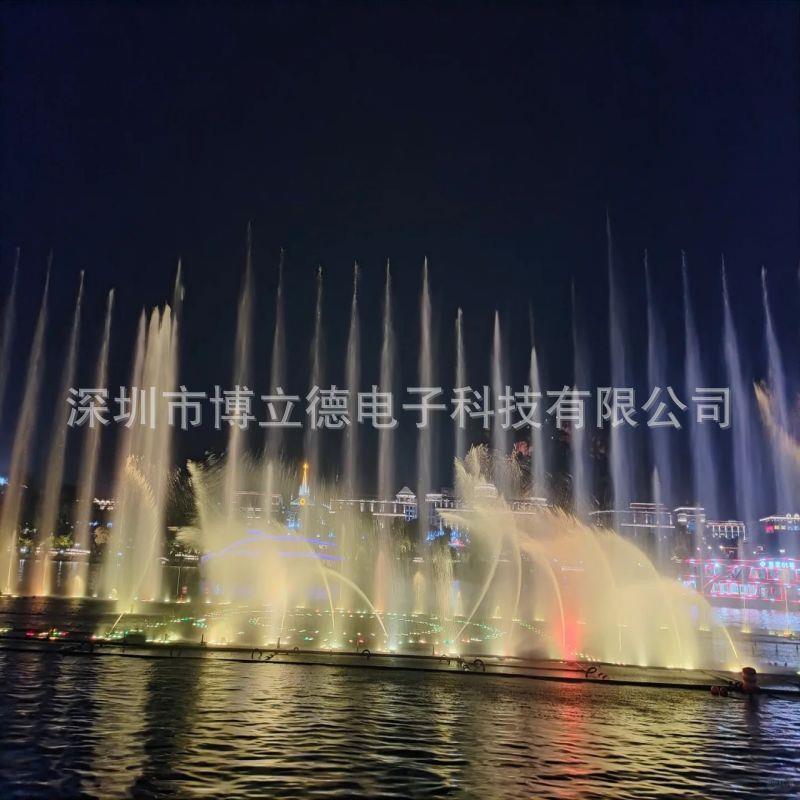 广场音乐喷泉设计制作河道程控跑泉波光跳泉控制系统全套设备厂家