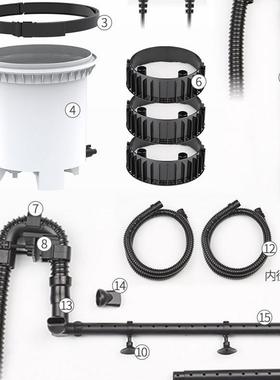 HW3000/5000鱼缸水族箱变频过滤器外置过滤大鱼缸草缸过滤设