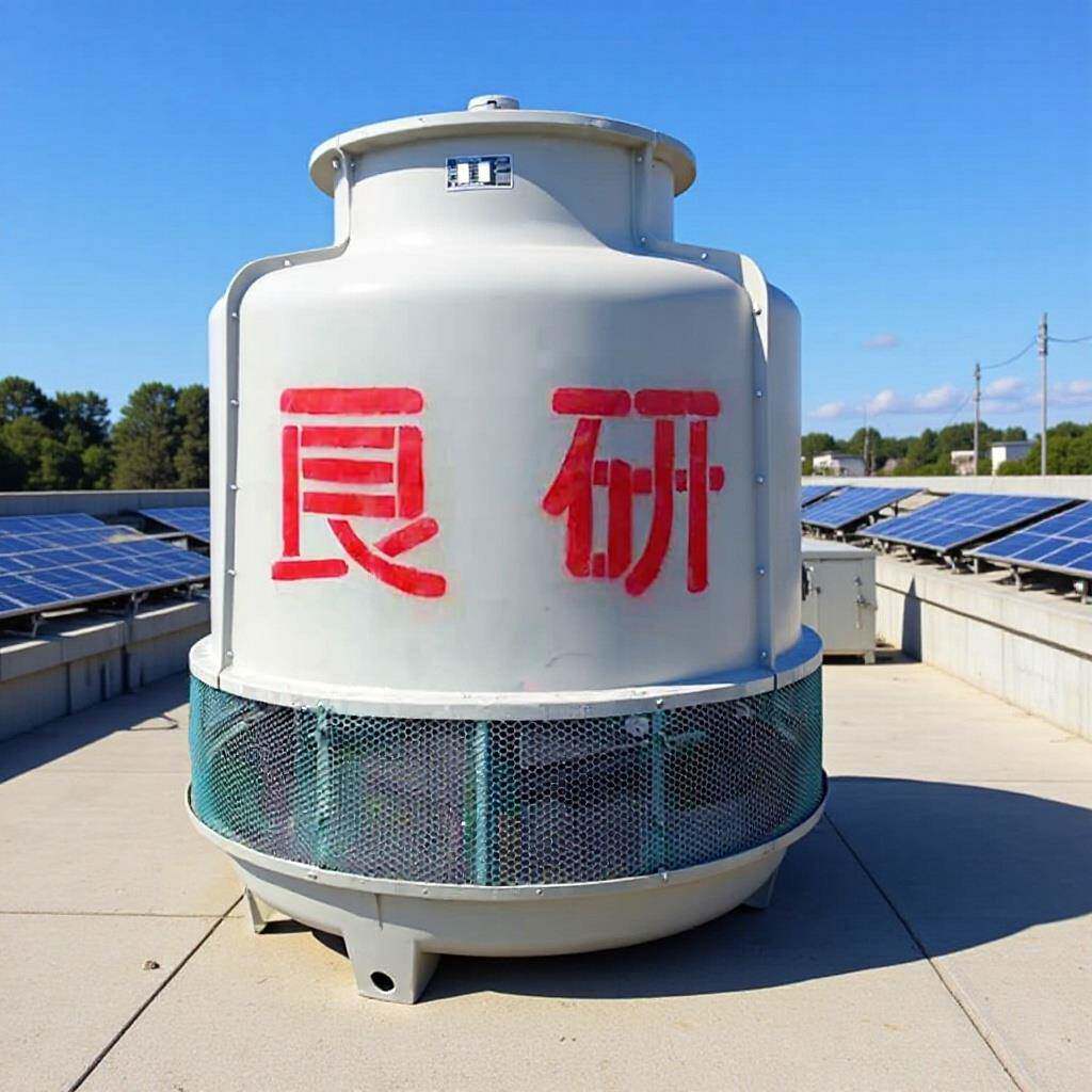 良研厂家供应工业水塔50玻璃钢冷却塔逆流圆形凉水塔