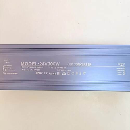 LED防水电源IP67户外电源24v300w防水开关电源12.5A足功率变压器