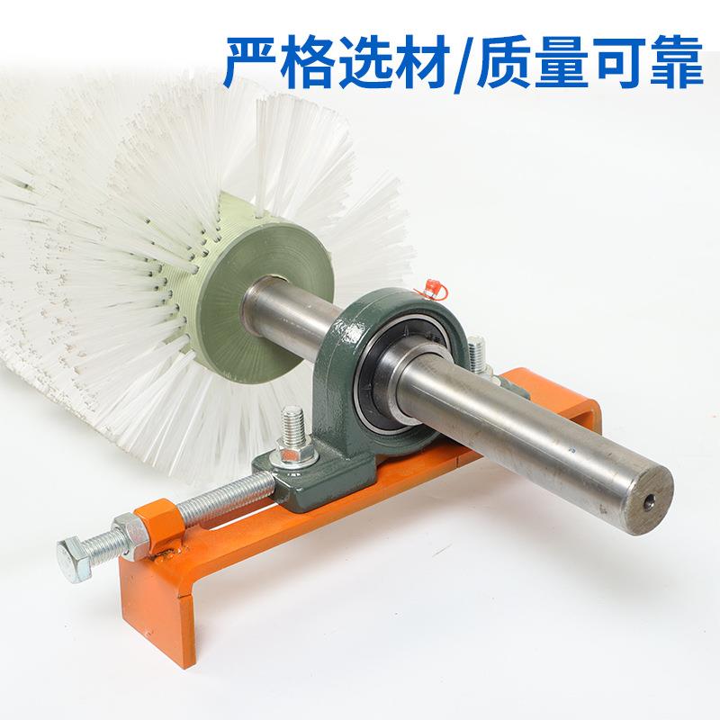 电动滚刷清扫器 输送带毛刷清扫器 水泥厂 热电厂 钢厂传送带通用