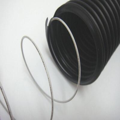 25 32 38 50 70 弹簧管拉伸10M黑色PV钢丝软管吸尘管工业软管风管
