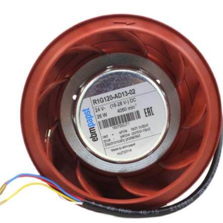 R1G120-AD13-02 ebmpapst 24V26W离心涡轮散热风机4线PWM德国原装