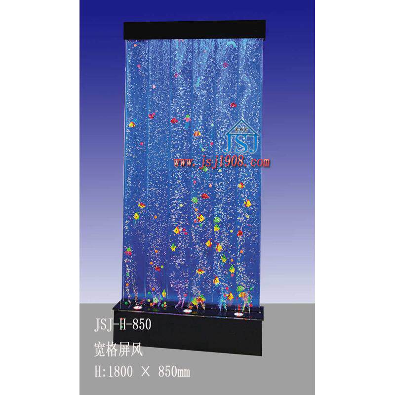酒柜流水玄关工厂墙亚克可水柱屏风灯气泡墙水族直销力