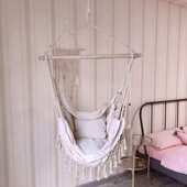 吊荡秋千吊床 amazon防侧翻户外庭院椅吊床室内阳台