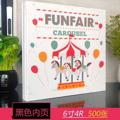 5寸500张4R6相册儿童宝宝旅行本