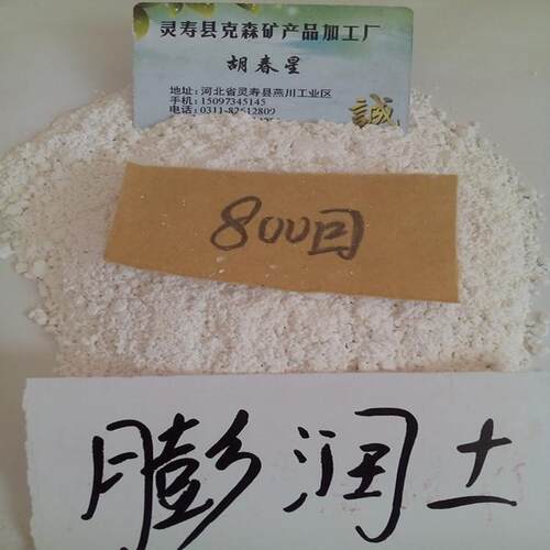 厂家现货加工有机膨润土 活性白土 涂料 腻子粉用 325目 钻井用