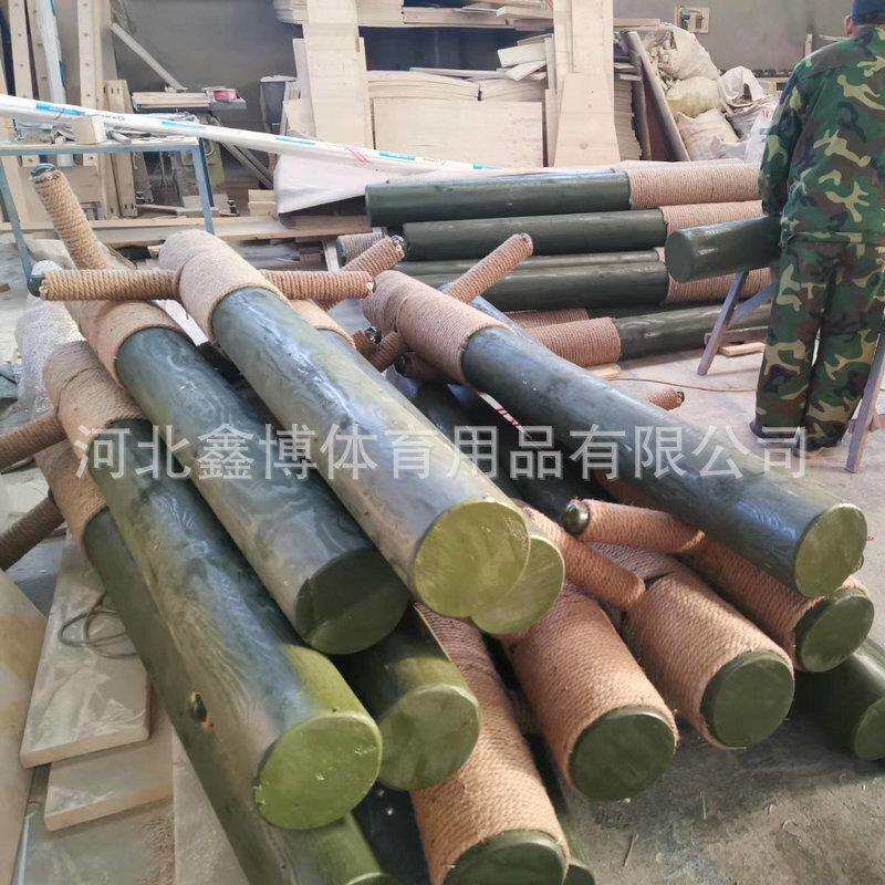 厂家供应日常拼刺训练击打桩擒敌人型击打桩地埋木人刺杀人形木桩