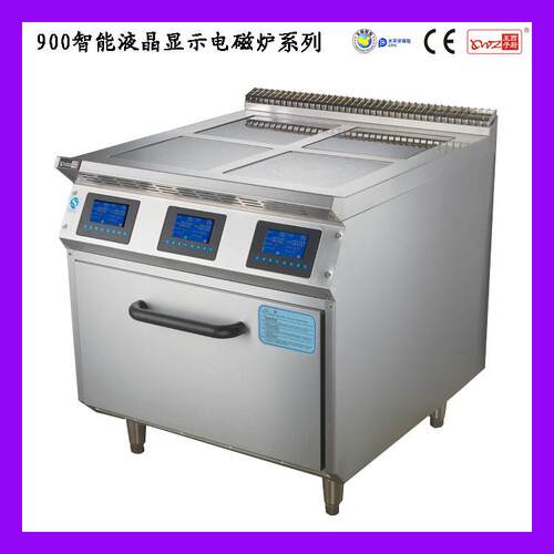 王子西厨立式电磁组合炉系列EM-SS-4D电磁方形煲仔炉连电焗炉