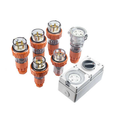 HUNAOCT环澳IP66澳标户外防水防雨奇胜工业耦合连接器插头56P410