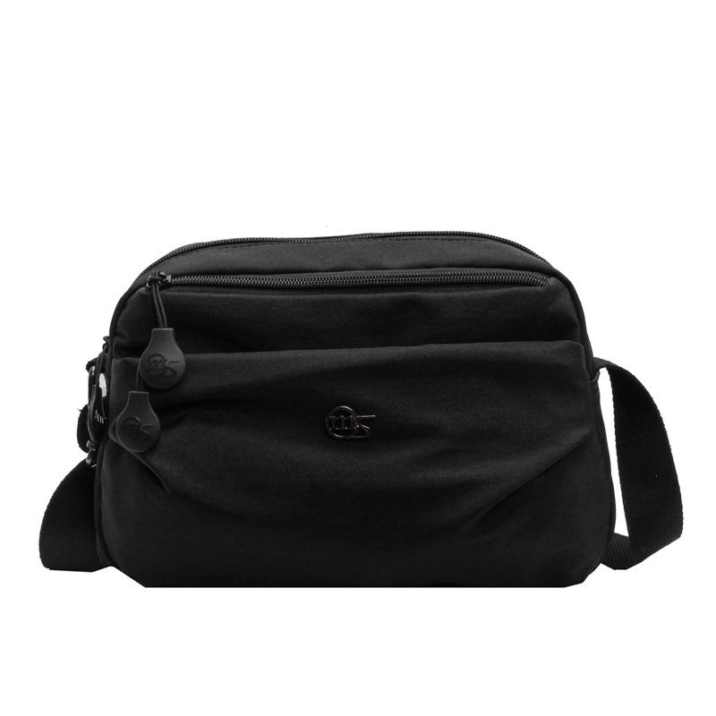 牛津布单肩包斜挎包纯色小方包