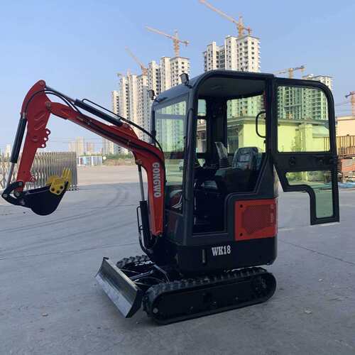跨境出口1800kg小型挖掘机 农用小挖机CE/EPA认证多用破碎螺旋钻