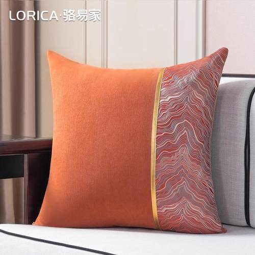 正品骆易家奢客厅沙头发抱枕高级感靠轻枕中式床头垫靠床上靠背枕