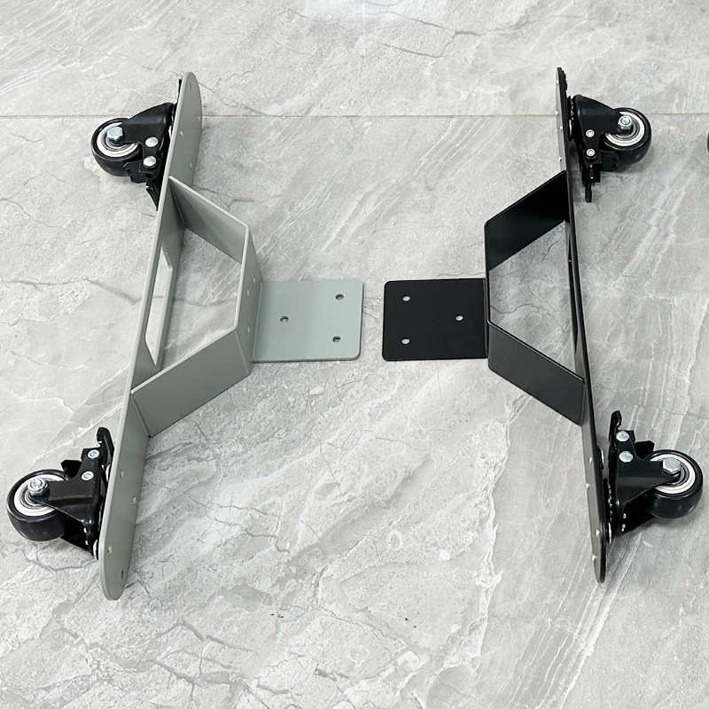 可移动灯箱滑轮底座电子灯箱支撑脚店招灯箱固定架子卡布灯箱底座