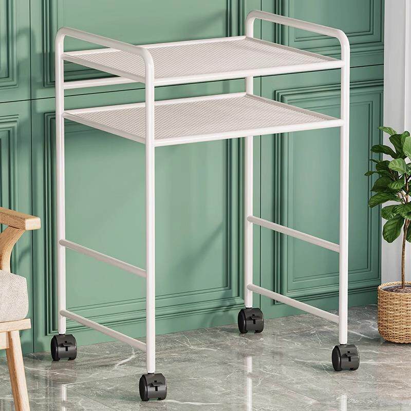 收纳家用置物架高脚架架子猫砂盆客厅支架可移动扫地机器人落地铁