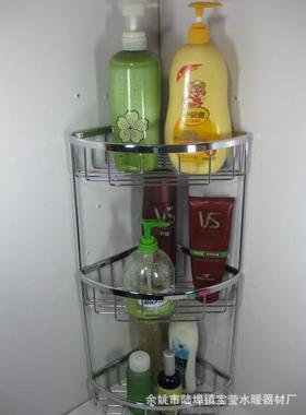 家直10384销多层三层厂色全铜转角网蓝物架卫生置间洗澡多鉻层收