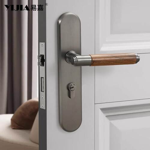 胡现简约家用房门锁代桃木内卧室室木门通用型一58H012体式门把手