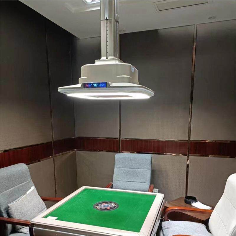 外排管道直排式棋牌室空气净化器吸烟灯麻将机房室抽消烟宝麻将灯