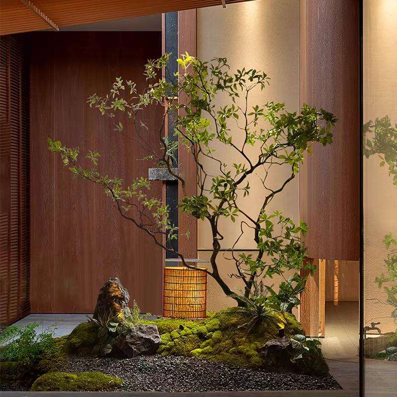 仿真树假树马醉木造景餐饮仿真绿植室内别墅景观树橱窗天井装饰树