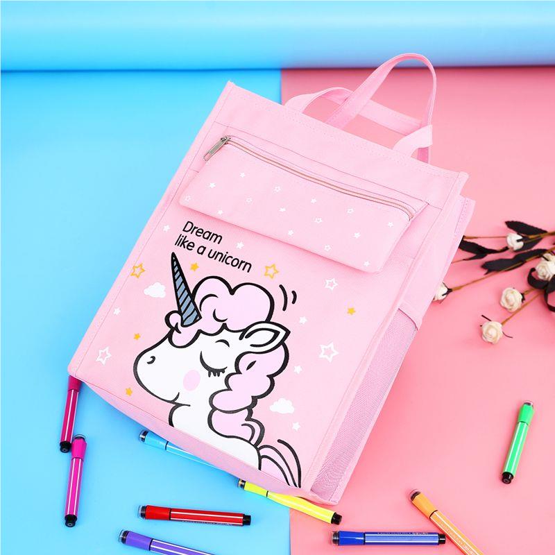 中小学生见描述用补习袋款手提袋帆手拎书袋补包课可爱新布大容量