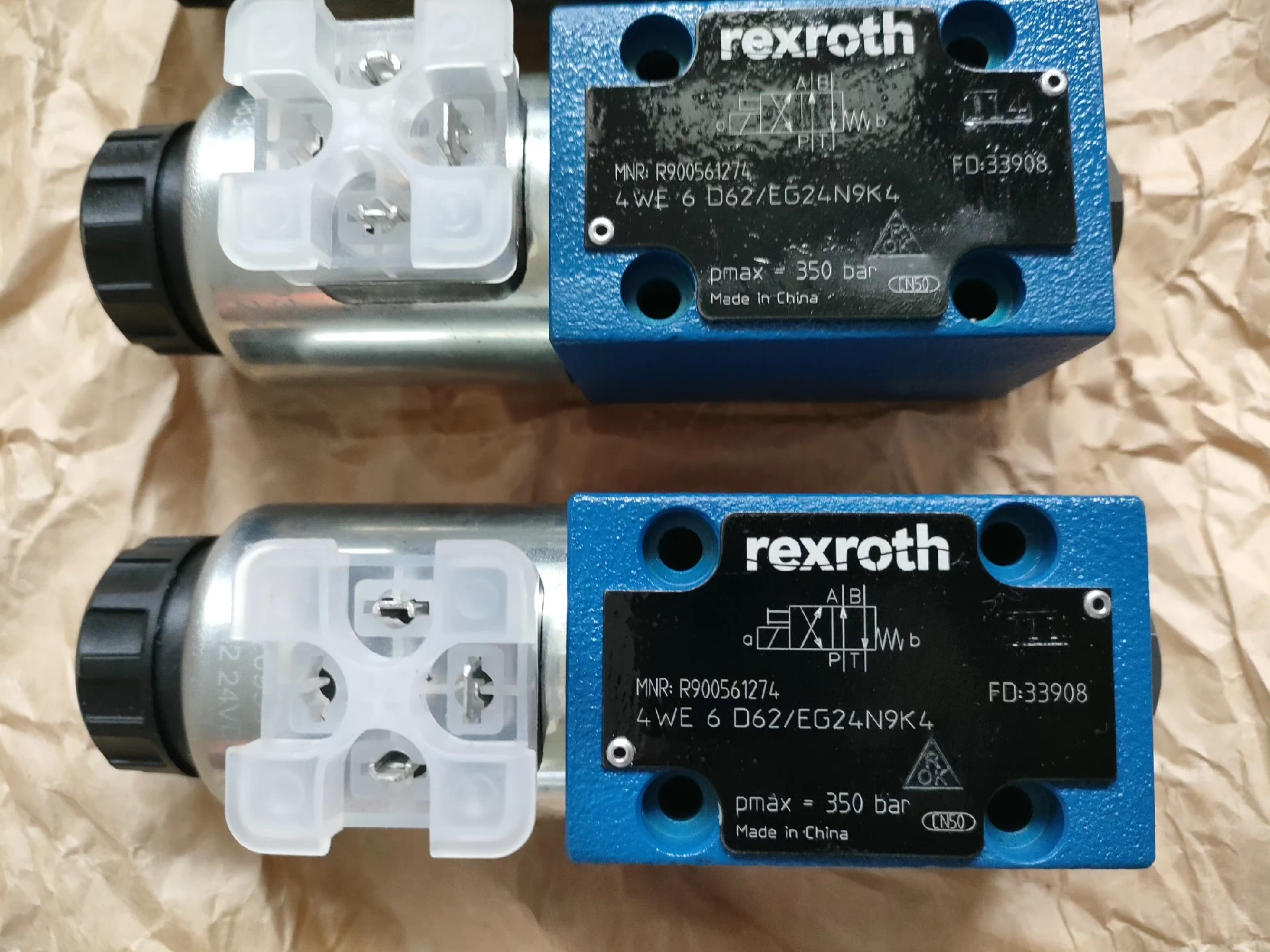 Немецкий Rexroth 4WE6D62/EG24N9K4/V, электромагнитный клапан.