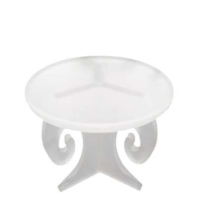 亚克力桌腿T型高透明餐桌茶几支脚 定制办公家具吧台一字悬浮桌脚