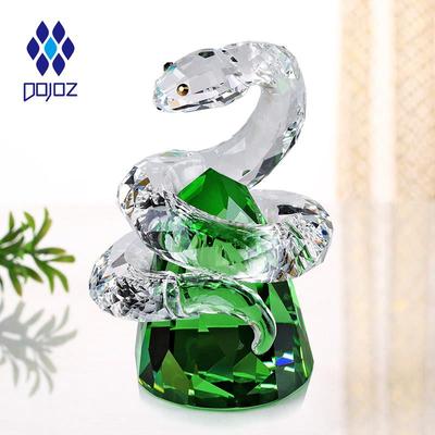 高档彷水蛇摆件新装年吉祥物生晶肖办工艺品公室桌面摆件饰品生日